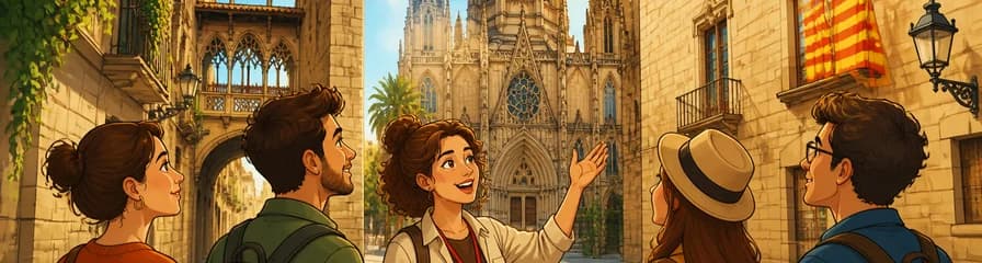 Recorrido a pie por el Barrio Gótico de Barcelona