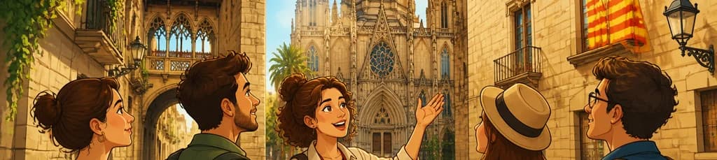 Recorrido a pie por el Barrio Gótico de Barcelona
