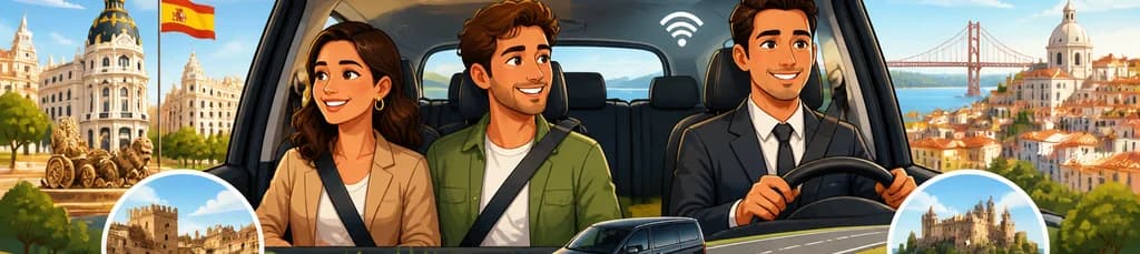 Servicio de traslado privado: de Madrid a Lisboa