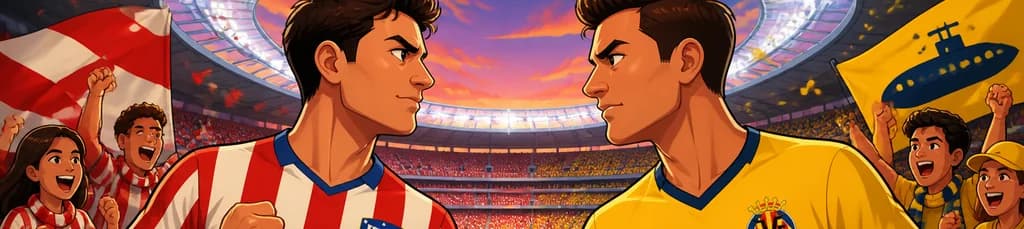 Duelo de LaLiga: Atlético de Madrid contra Villarreal CF en el Metropolitano
