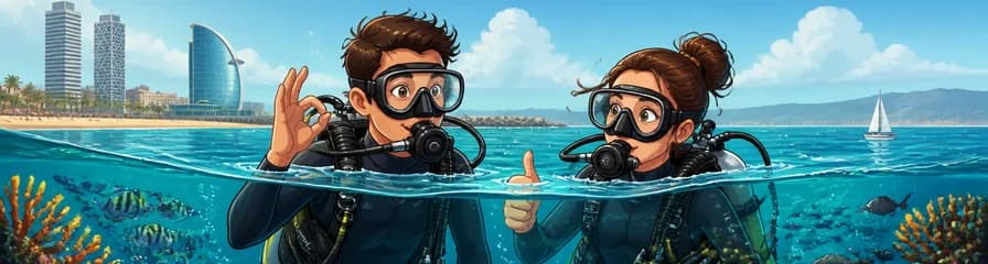 Tu primera inmersión en Barcelona: Curso PADI Discover Scuba Diving