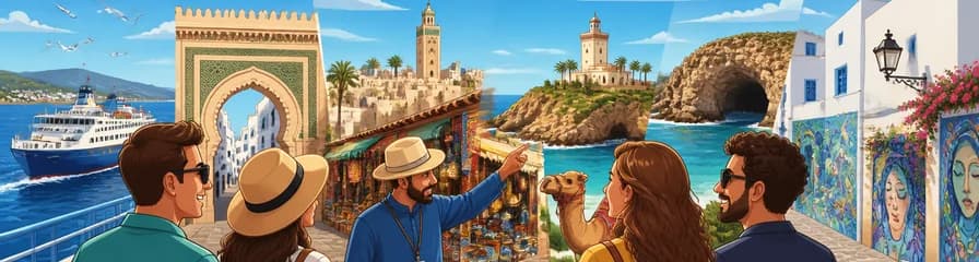 Excursión privada a Tánger y Asilah con salida desde Málaga o Marbella