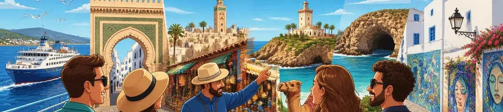Excursión privada a Tánger y Asilah con salida desde Málaga o Marbella