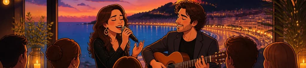Disfruta de una experiencia musical exclusiva: concierto privado con Karolina y Hugo en San Sebastián