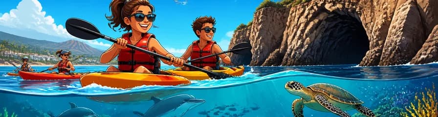 Aventura de Kayak y Snorkel Guiada en Tenerife