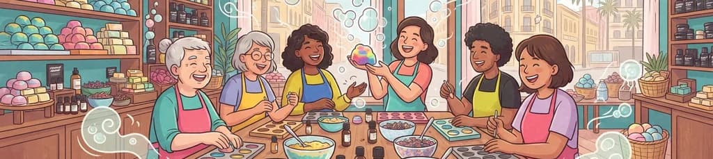 Taller para crear tu propia burbuja de baño en Lush Valencia