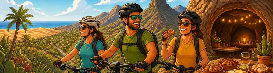Recorrido en bicicleta eléctrica por la montaña en parque natural con opción a tapas en cueva