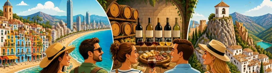 Excursión de día completo a Villajoyosa, Benidorm, Bodega Enrique Mendoza y Guadalest