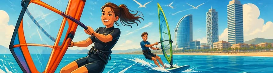 Descubre el Windsurf en las Aguas de Barcelona