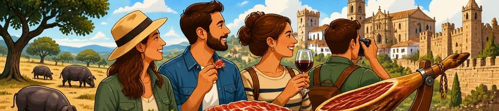 Recorrido de dos días por la Ruta del Jamón en Jerez de los Caballeros y Extremadura