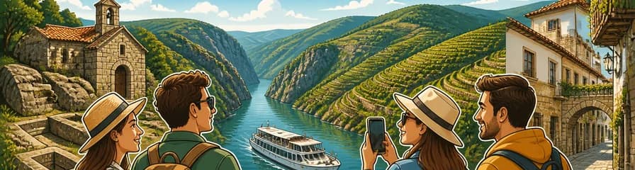 Excursión privada a la Ribeira Sacra con travesía fluvial, partiendo desde Santiago