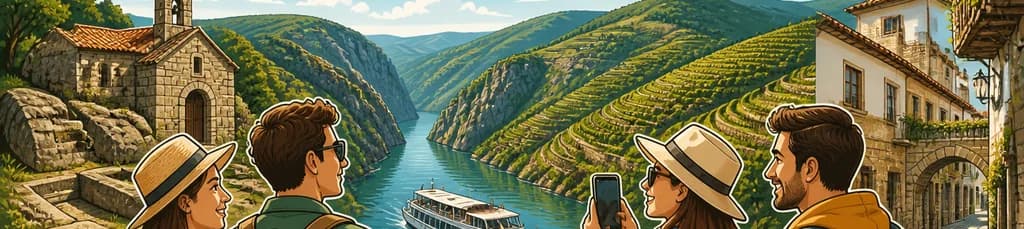 Excursión privada a la Ribeira Sacra con travesía fluvial, partiendo desde Santiago