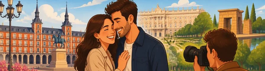 Sesión de fotos privada para parejas en Madrid con fotógrafo profesional