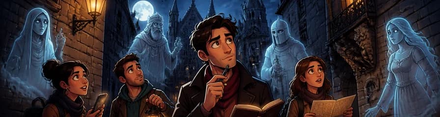 Juego de Puzzle Autoguiado: Los Fantasmas del Barrio Gótico de Barcelona