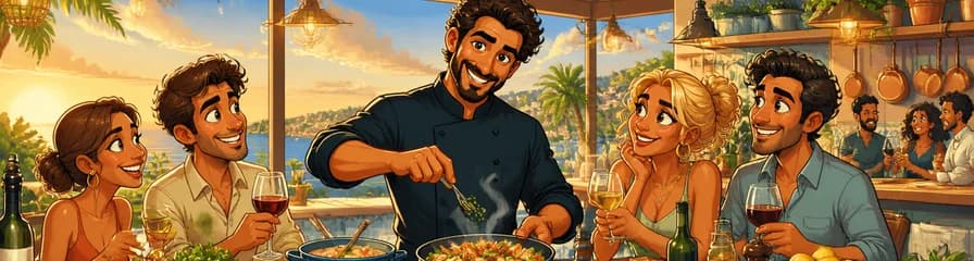 Clase de cocina y cena con el Chef Roberto