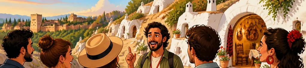 Descubre las Cuevas del Sacromonte en una Excursión Privada desde Granada, acompañado por un Guía Local