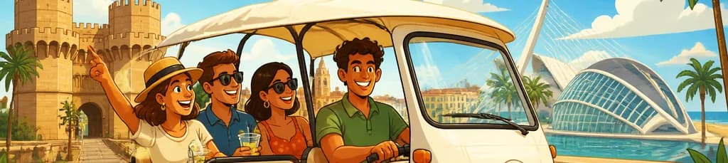Descubre la historia y la modernidad de Valencia en un tour en Tuk Tuk de dos horas