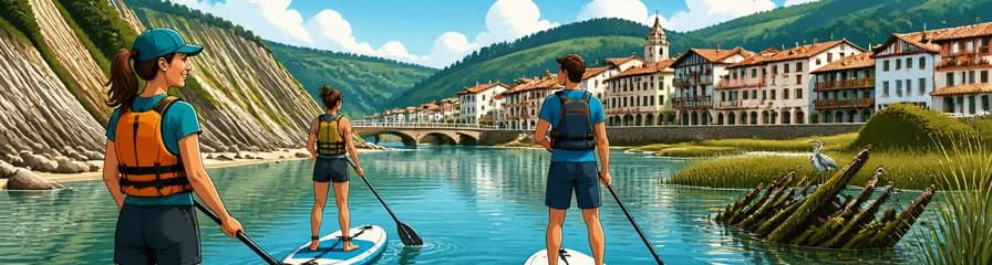 Recorrido en Stand Up Paddle por Zumaia