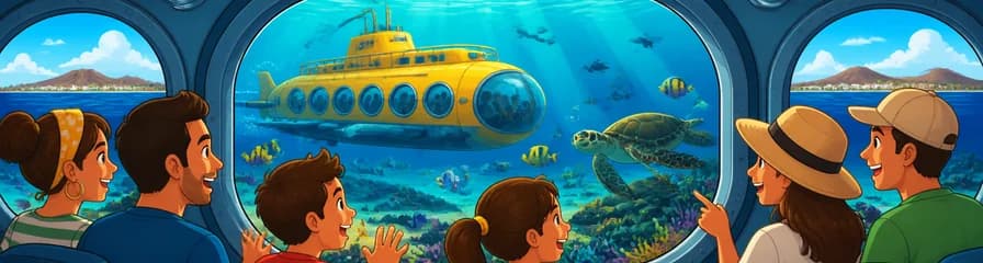 Descubre las profundidades marinas de Lanzarote con Safaris Submarinos desde Costa Teguise y Puerto del Carmen