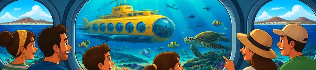 Descubre las profundidades marinas de Lanzarote con Safaris Submarinos desde Costa Teguise y Puerto del Carmen