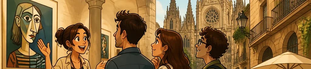 Recorrido privado por el Museo Picasso y paseo a pie por el Born o el Barrio Gótico
