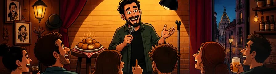 Disfruta del monólogo "Croquetas de Cocido" en el corazón de Huertas