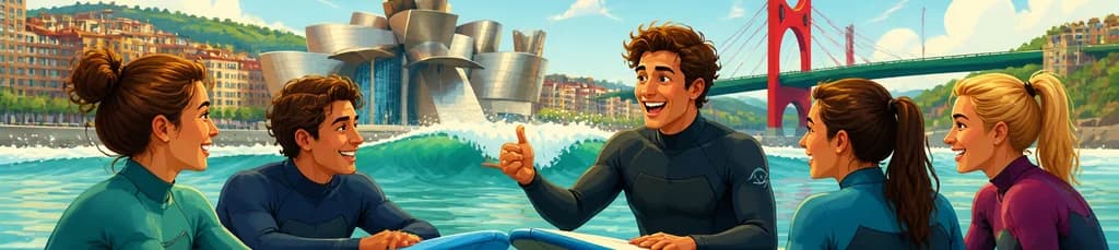 Experimenta el surf en Bilbao: Curso intensivo de 2 días