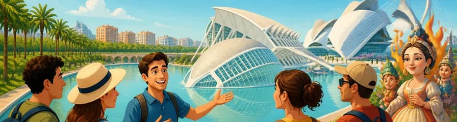 Descubre la Ciudad de las Artes y las Ciencias de Valencia en un recorrido a pie
