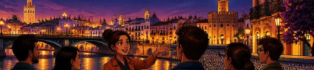 Descubre la noche en Triana: un paseo inigualable con panorámicas espectaculares