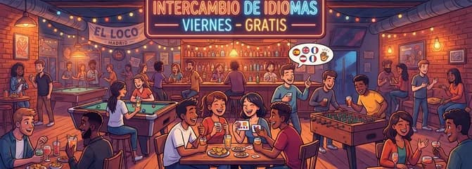 Sesión Gratuita de Intercambio de Idiomas los Viernes