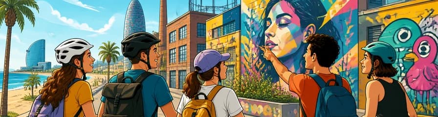 Recorrido ciclista por el arte urbano y el grafiti de Barcelona