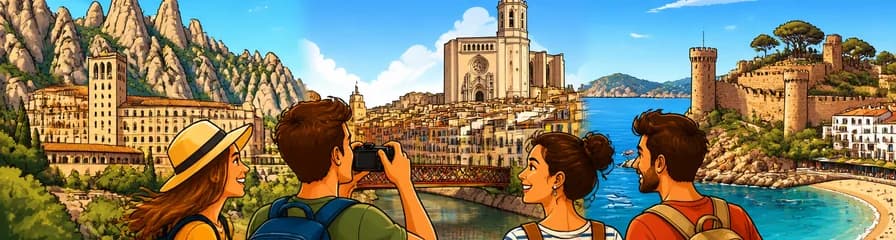 Excursión de un día a Montserrat, Girona y la Costa Brava desde Barcelona