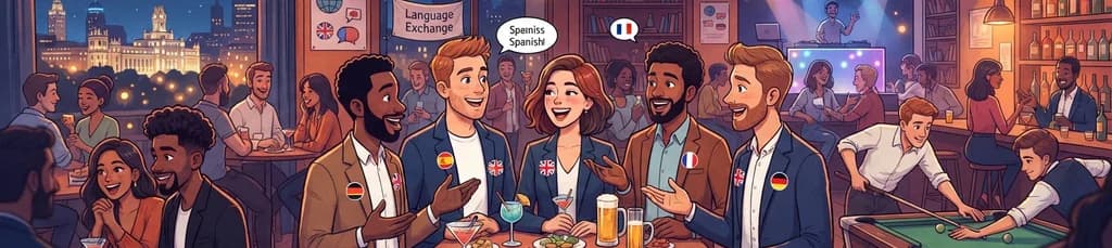 Noche de Intercambio Lingüístico y Networking "Tandem Afterwork"