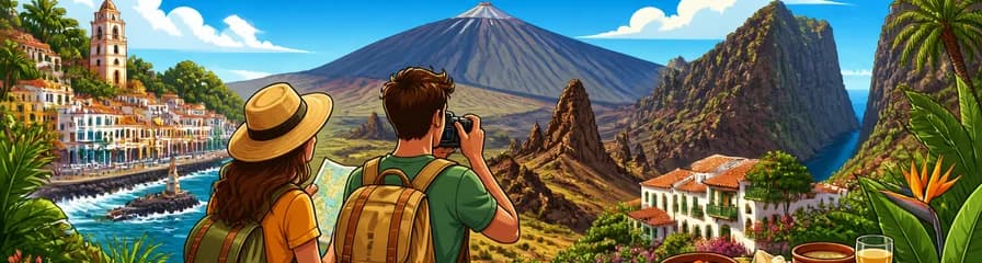 Recorrido autoguiado de 8 días por el norte y sur de Tenerife