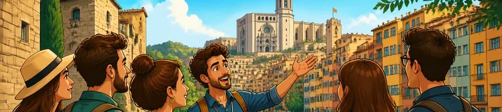 Descubre los encantos de Girona en un tour privado de medio día con un guía local