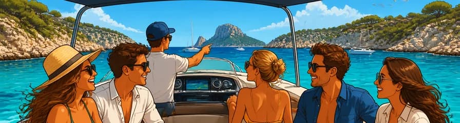 Excursión Privada en Barco por Ibiza y Formentera