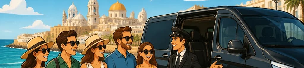 Servicio de Chófer Privado en Cádiz para Grupos Pequeños (Hasta 8 Pasajeros)