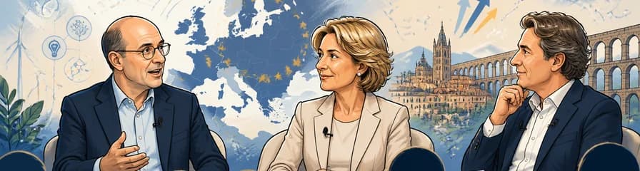 Enrico Letta y Amparo Moraleda debaten sobre Europa y la innovación en el Hay Festival Segovia 2026