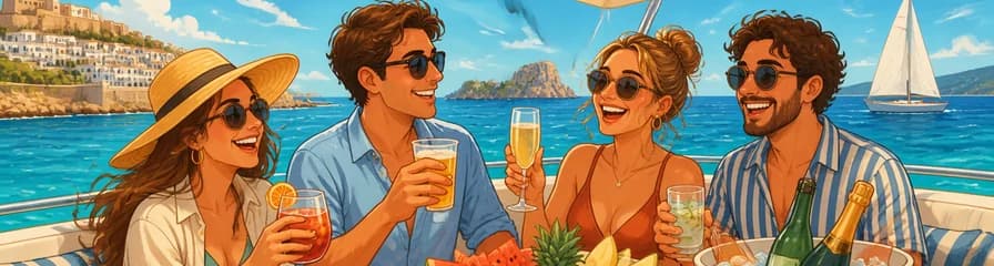 Arriendo de Embarcación por Siete Horas en Ibiza
