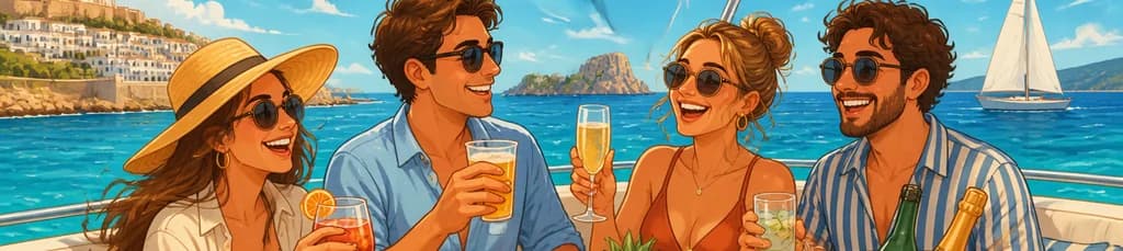 Arriendo de Embarcación por Siete Horas en Ibiza
