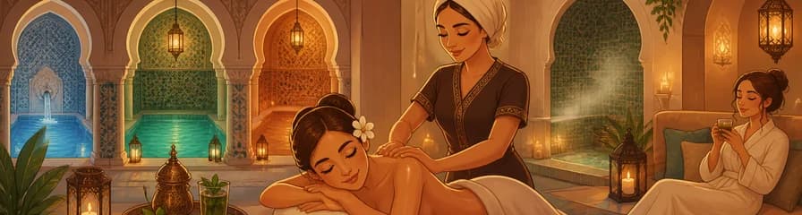 Sumérgete en la Experiencia de Baños Árabes en el Hammam Al Ándalus de Madrid con un Masaje Relajante de 45 Minutos
