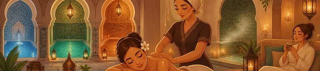 Sumérgete en la Experiencia de Baños Árabes en el Hammam Al Ándalus de Madrid con un Masaje Relajante de 45 Minutos