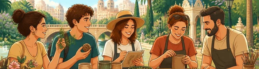 Explora los parques de Valencia y crea tu propia pieza de arte cerámico