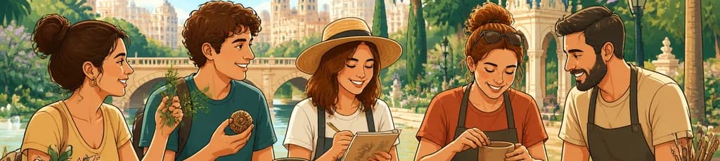 Explora los parques de Valencia y crea tu propia pieza de arte cerámico