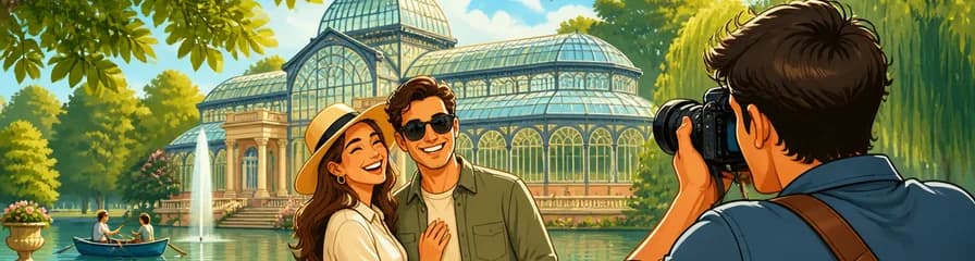 Sesión fotográfica privada en el Parque de El Retiro de Madrid