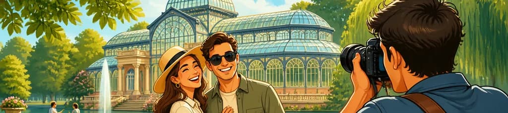 Sesión fotográfica privada en el Parque de El Retiro de Madrid