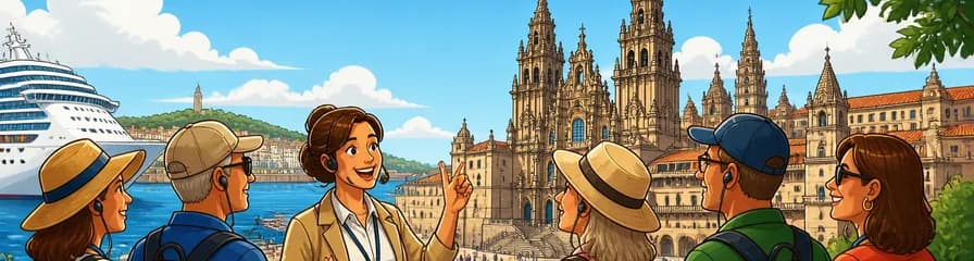 Viaje de jornada completa a Santiago desde A Coruña, exclusivo para pasajeros de crucero