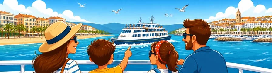 Travesía en ferry de ida y vuelta de Salou a Cambrils