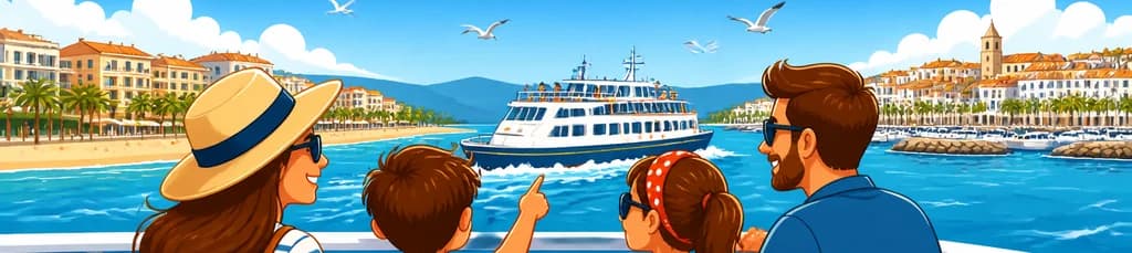 Travesía en ferry de ida y vuelta de Salou a Cambrils