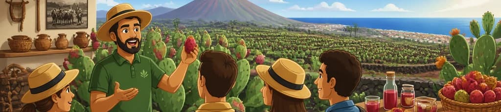 Experiencia y Degustación en Finca Tuno Canarias – Red Cactus Farm